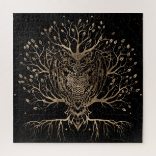 Puzzle Le hibou d'or