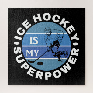 Puzzle Le hockey sur glace est ma superpuissance