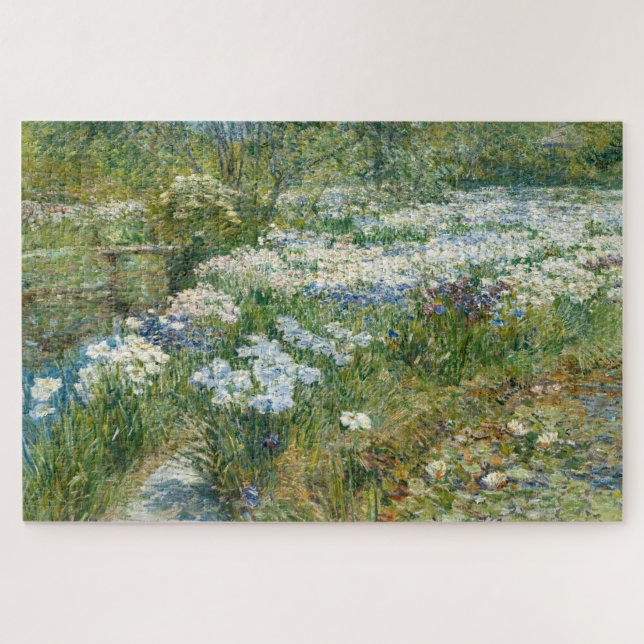 Puzzle Le Jardin aquatique (par Childe Hassam) (Horizontal)
