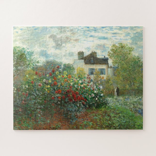 Puzzle Le jardin de l'artiste à Argenteuil par Claude Mon (Horizontal)