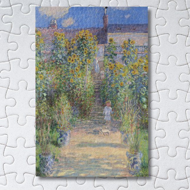 Puzzle Le jardin de l'artiste à Vétheuil, Monet (Créateur téléchargé)