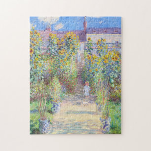 Puzzle Le jardin de l'artiste à Vétheuil par Claude Mon