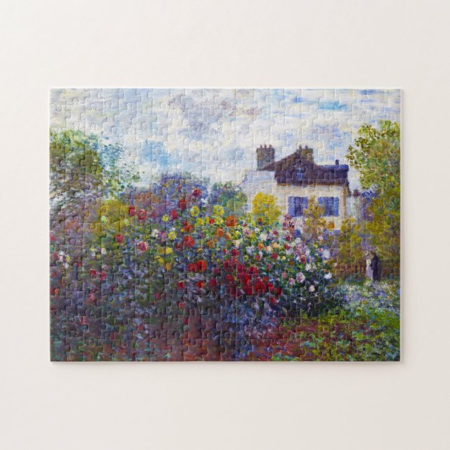 Puzzle Le jardin de Monet à Argenteuil Claude Monet (Horizontal)