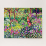 Puzzle Le jardin d'Iris à Giverny par Claude Monet<br><div class="desc">Visitez mon magasin pour un design plus intéressant et plus de choix de couleurs => zazzle.com/iwheels*</div>