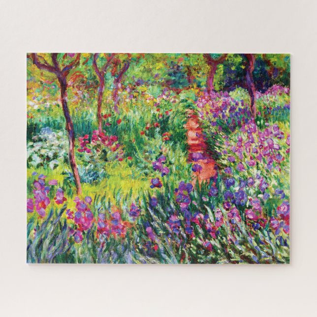 Puzzle Le jardin d'Iris à Giverny par Claude Monet (Horizontal)
