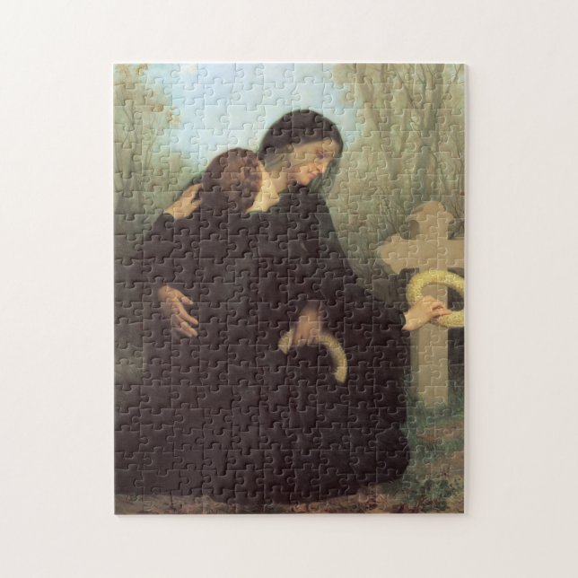 Puzzle Le Jour des morts par William Adolphe Bouguereau (Vertical)