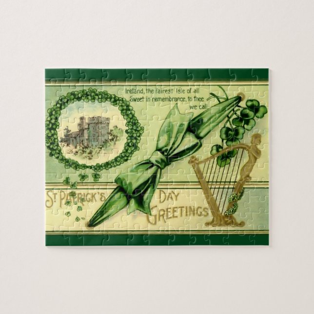 Puzzle Le jour vintage de St Patrick (Horizontal)