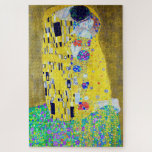 Puzzle Le Kiss, Gustav Klimt<br><div class="desc">Gustav Klimt (14 juillet 1862 - 6 février 1918) était un peintre symboliste autrichien et l'un des membres les plus importants du mouvement de sécession de Vienne. Klimt est réputé pour ses peintures, ses peintures murales, ses croquis et autres objets d'art. En plus de ses oeuvres figuratives, qui comprennent des...</div>