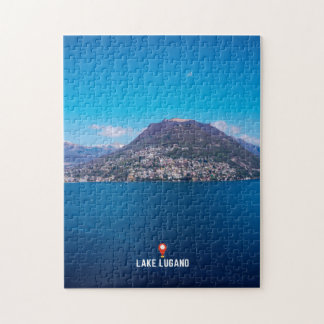 Puzzle Le lac de Lugano au Tessin