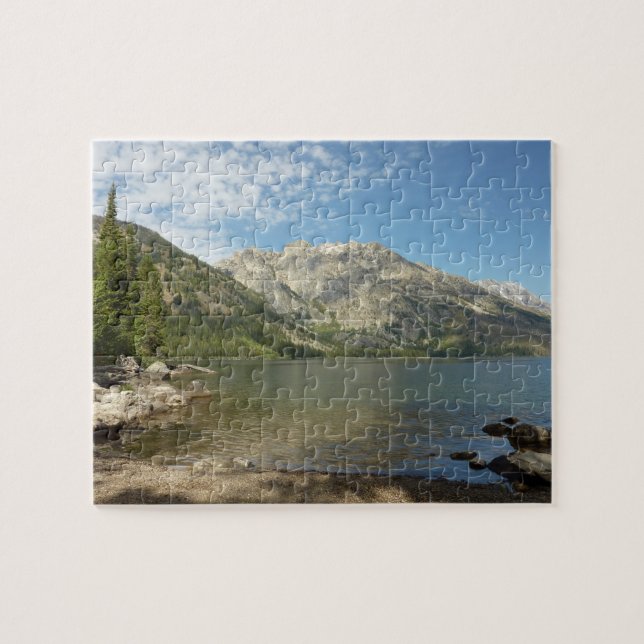 Puzzle Le lac Jenny dans le parc national de Grand Teton (Horizontal)