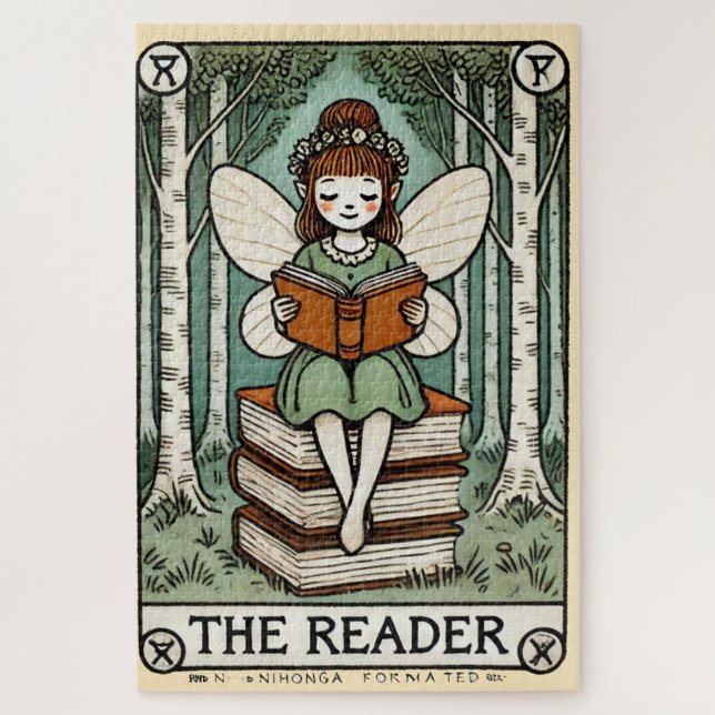 Puzzle Le lecteur Fairy Tarot Card (Vertical)