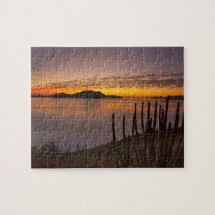 Puzzle Le lever de soleil sur Isla Danzante dans le golfe