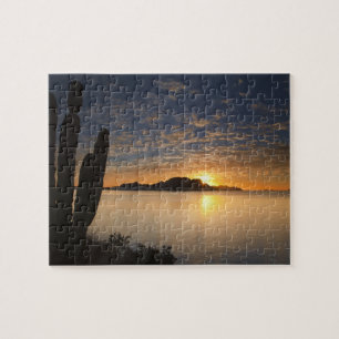 Puzzle Le lever du soleil sur Isla Danzante dans le golfe