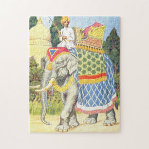 Puzzle Le livre d'enfants vintage d'illustration