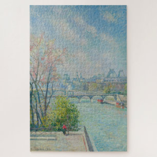 Puzzle Le Louvre, Matin, Printemps (1902) par Pissarro