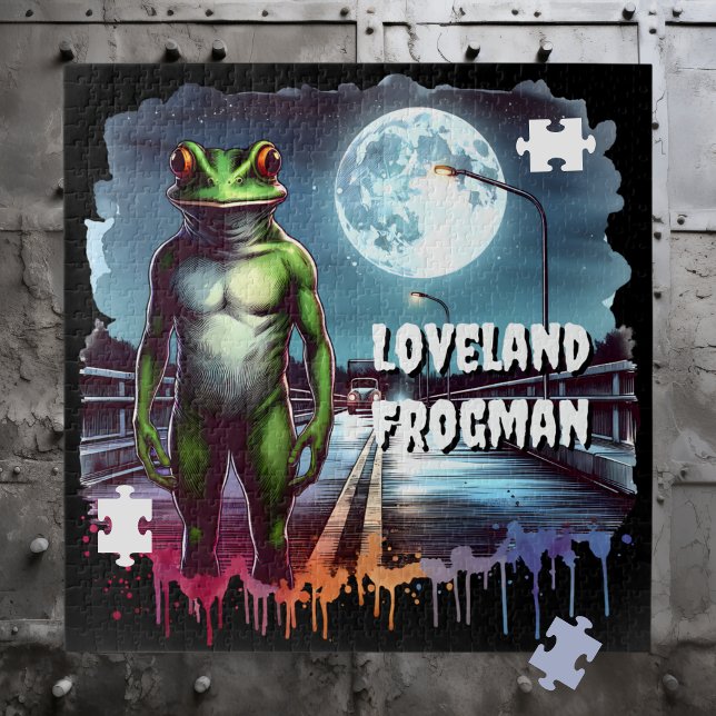 Puzzle Le Loveland Frogman | Ohio Cryptid (Créateur téléchargé)