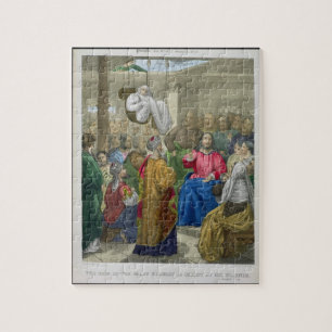 Puzzle Le malade de la paralysie a apporté au Christ par