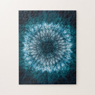 Puzzle Le Mandala bleu indigo