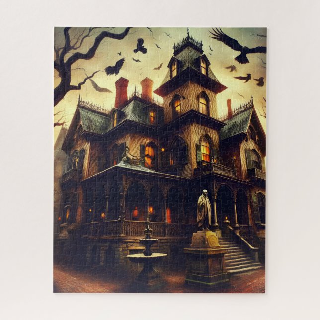 Puzzle Le manoir Edgar Allan Poe Macabre (Vertical)