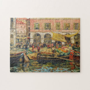 Puzzle Le Marché aux Légumes, Venise   Louis Abel-Truchet
