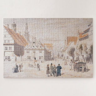 Puzzle Le marché de Greifswald - Friedrich