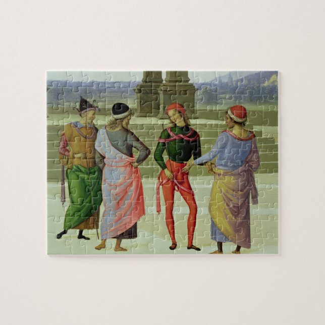 Puzzle Le mariage de la Vierge, coordonnée de quatre (Horizontal)