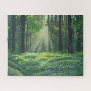 Puzzle "Le matin a rompu"