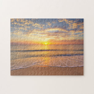Puzzle Le matin Sun au bord de la mer