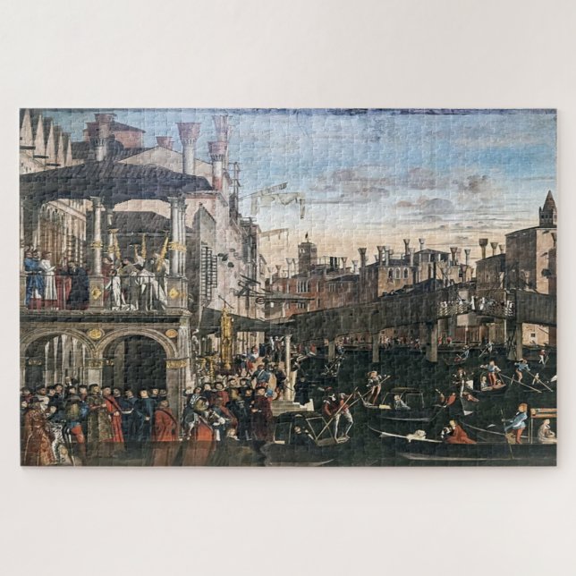 Puzzle Le miracle à Rialto : Vittore Carpaccio (Horizontal)