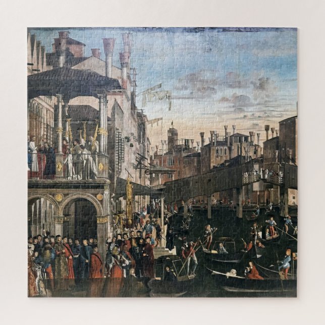 Puzzle Le Miracle au Rialto : Vittore Carpaccio (Vertical)