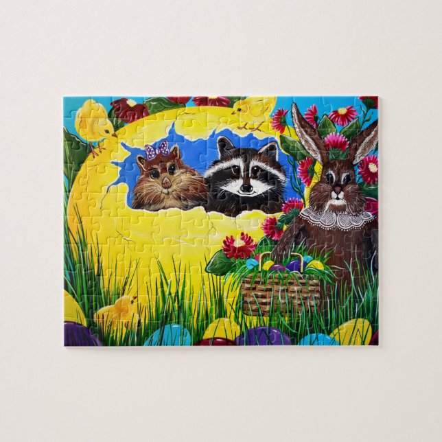 Puzzle "Le monde de Pâques de Mme Elizabeth (Horizontal)