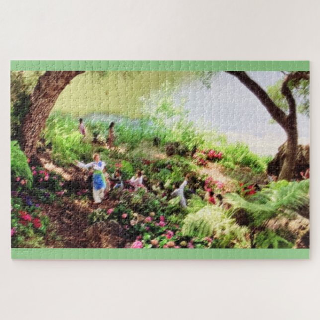 PUZZLE LE MONDE EST UN PEU CERCLE (Horizontal)