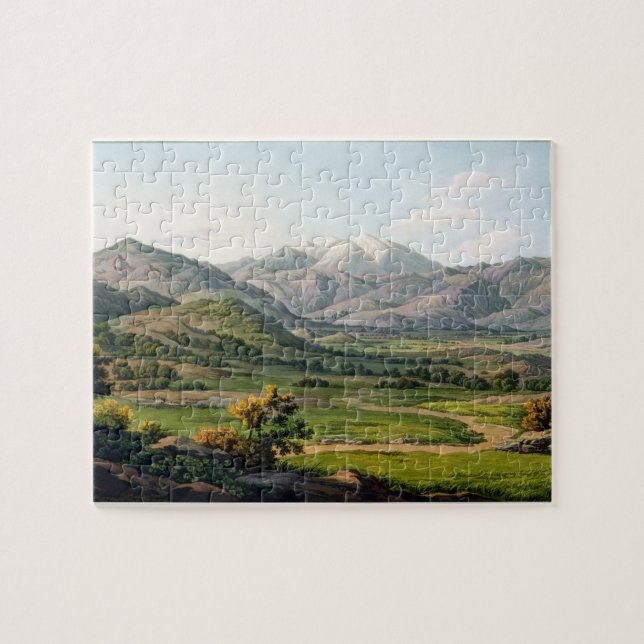 Puzzle Le mont Olympe, comme vu entre Larissa et baba, p (Horizontal)