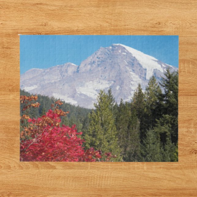 Puzzle Le Mont Rainier et les couleurs d'automne (In Situ)