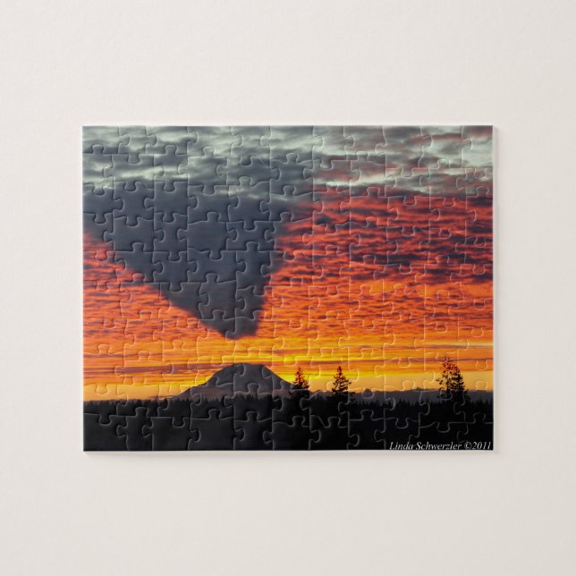 Puzzle le mont Rainier et son ombre #7 (Horizontal)