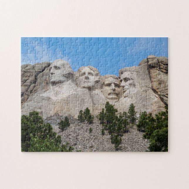 Puzzle Le Mont Rushmore au printemps (Horizontal)