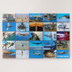 PUZZLE LE "MONTAGE" DE L'AVIATION AMÉRICAINE DE COMBAT