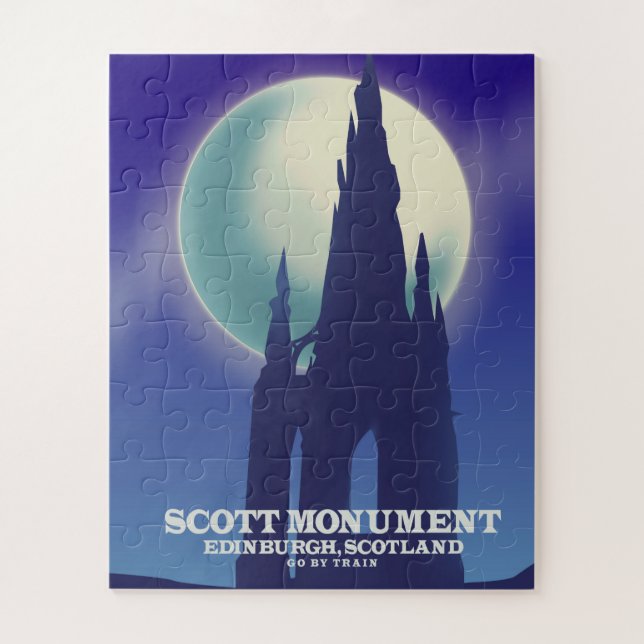 Puzzle Le monument Scott, Édimbourg, Écosse (Vertical)