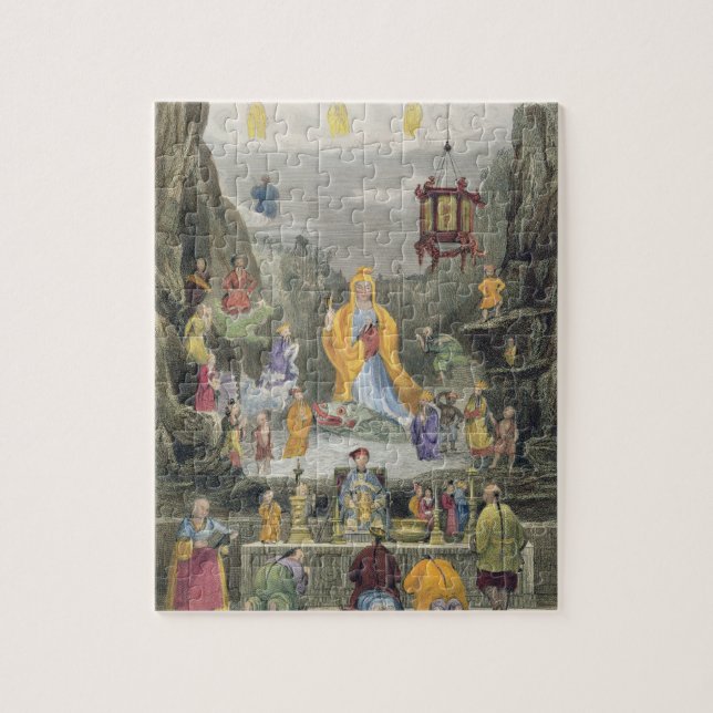 Puzzle Le morceau d'autel dans "YUN le temple de Stzoo (Vertical)