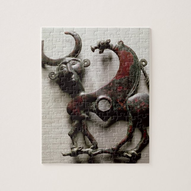 Puzzle Le morceau de joue d'un cheval a mordu sous forme (Vertical)