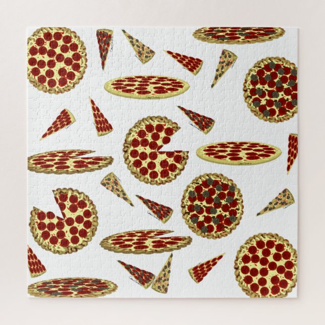 Puzzle Le Motif de Pizza Lover (Vertical)