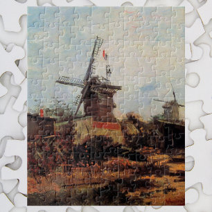 Puzzle Le Moulin de Blute Fin by Vincent van Gogh