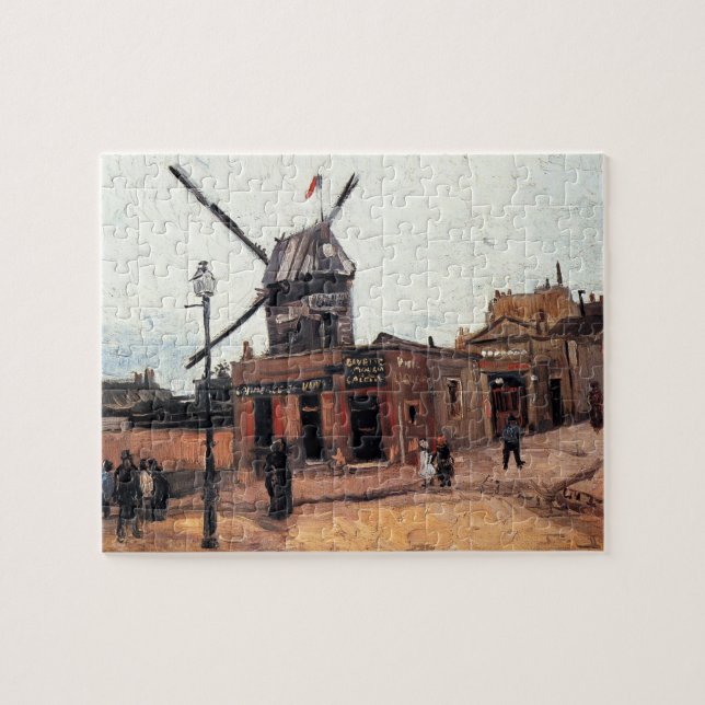 Puzzle Le Moulin de la Galette par Vincent van Gogh (Horizontal)
