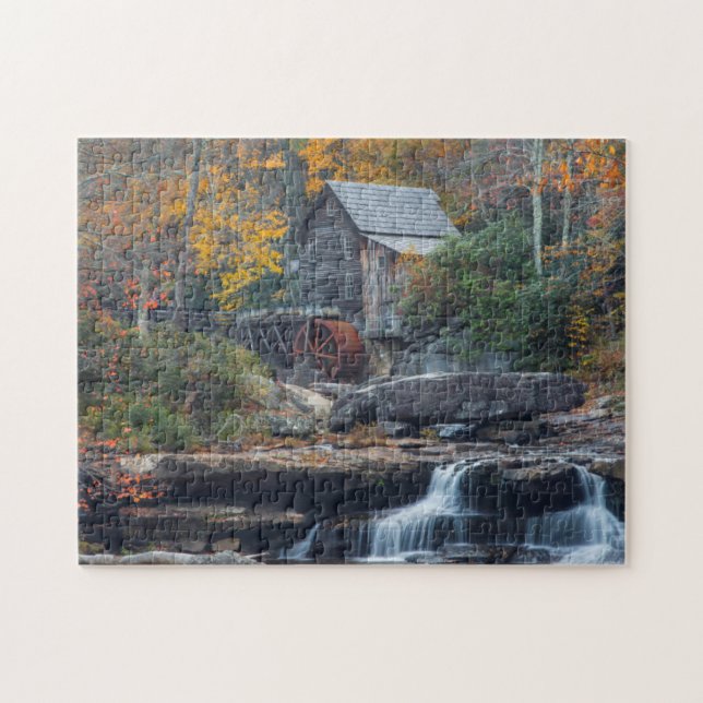Puzzle Le moulin historique sur Glade Creek (Horizontal)