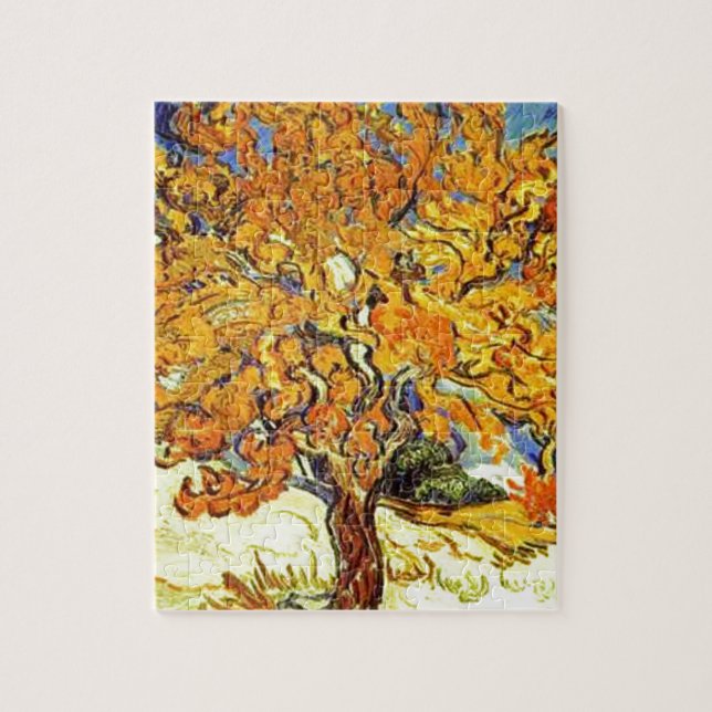 Puzzle Le Mûrier, Vincent Van Gogh (Vertical)