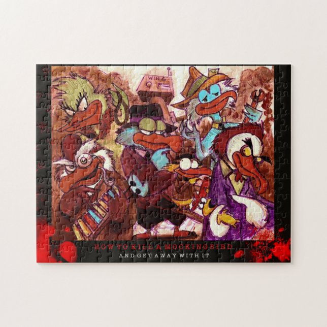 Puzzle Le mystère du meurtre d'oiseaux (Horizontal)