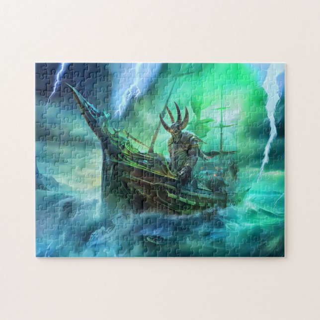 Puzzle Le navire Naglfar à Ragnarök (Horizontal)