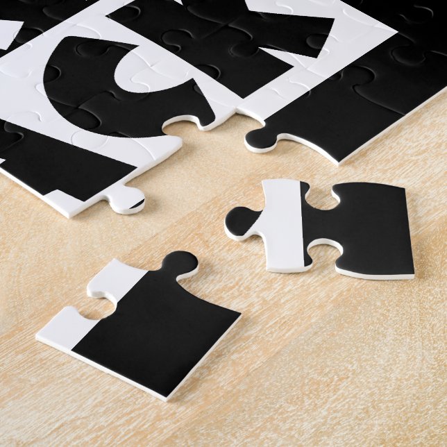 Puzzle Le noir est noir (Côté)