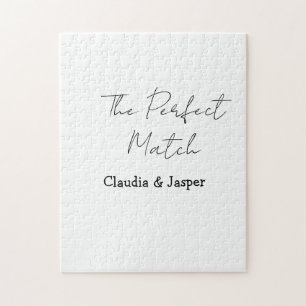 Puzzle Le nom parfait pour un couple simple de mariage