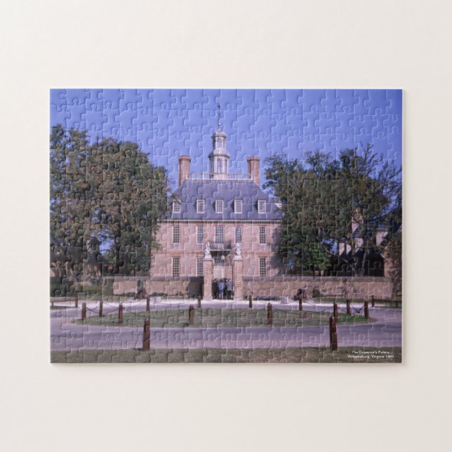 Puzzle Le Palais du Gouverneur Williamsburg Virginie (Horizontal)